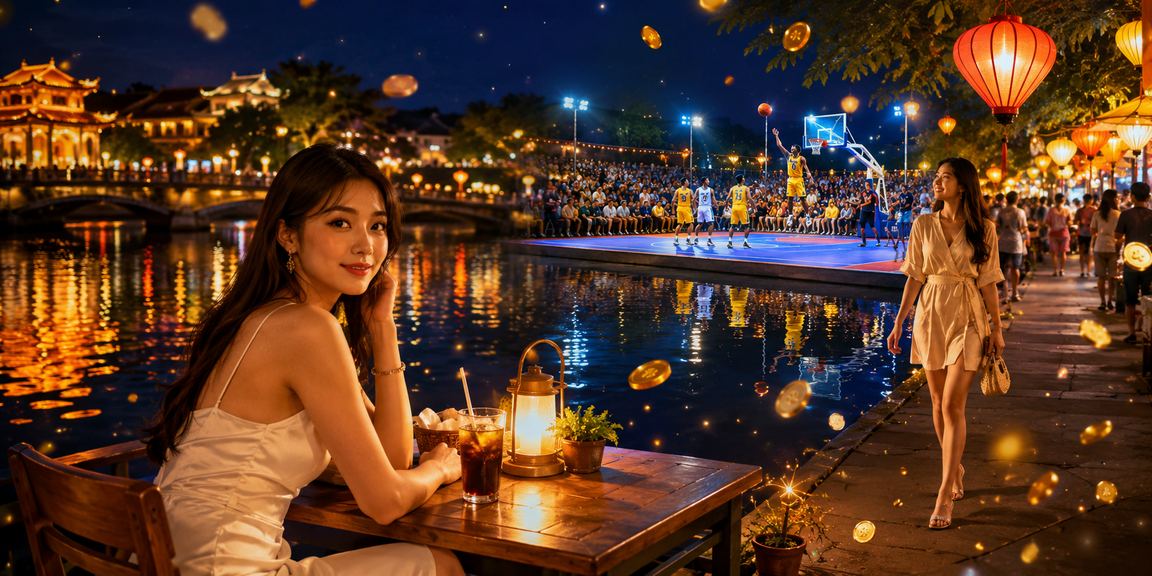 Người dùng Huế theo dõi kết quả cược bóng rổ bên tách cà phê sáng
